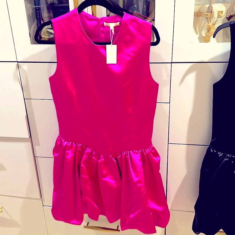 Fuchsia pink dress